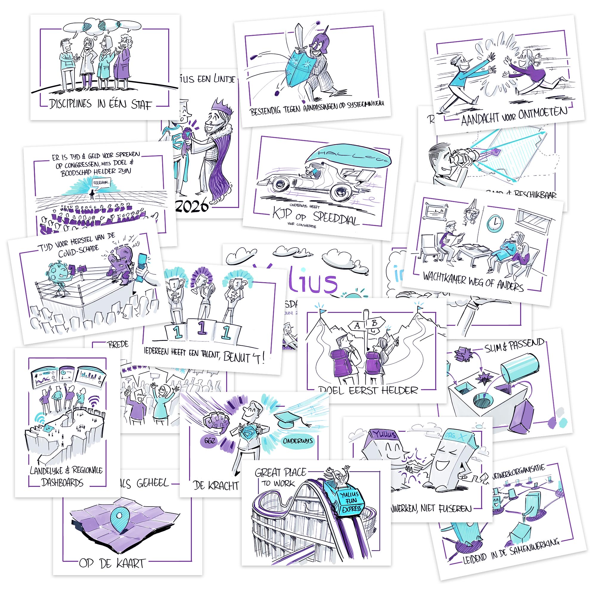 Yulius - Beleidsdag 2021 visual notes